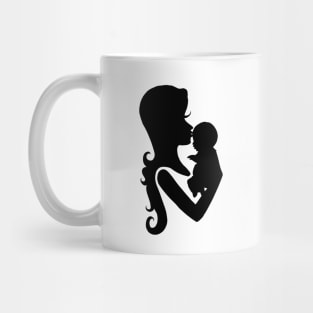 Mother and child art print Mug